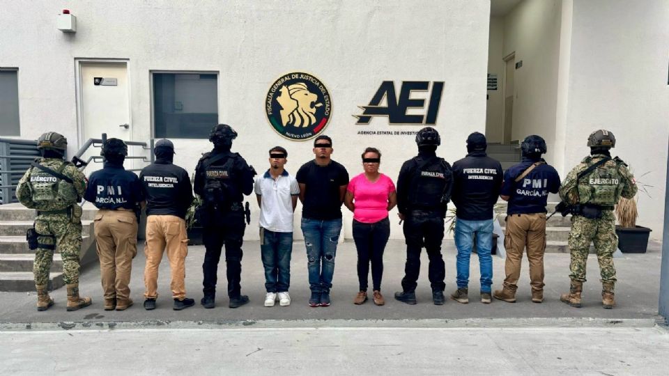 Los detenidos fueron puestos a disposición del Ministerio Público.