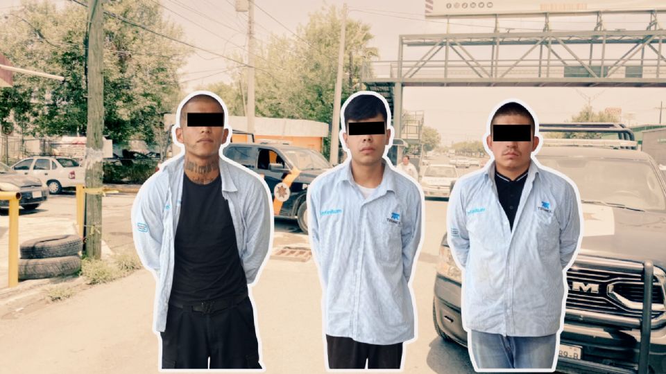 Los detenidos fueron sorprendidos vistiendo ropa similar a de la compañía de telecomunicaciones.