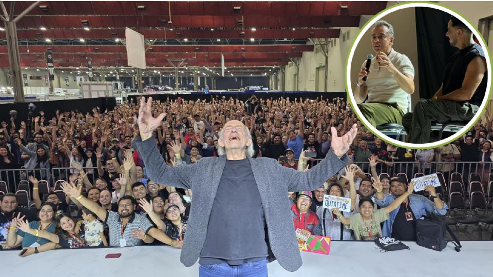 Ambos actores compartieron anécdotas, firmaron autógrafos y reafirmaron su vigencia en el corazón del público regiomontano.