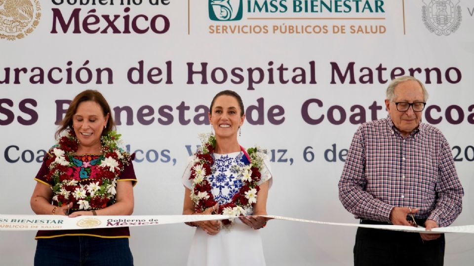 La presidenta Claudia Sheinbaum, inauguró del Hospital Materno Infantil en Coatzacoalcos, Veracruz.
