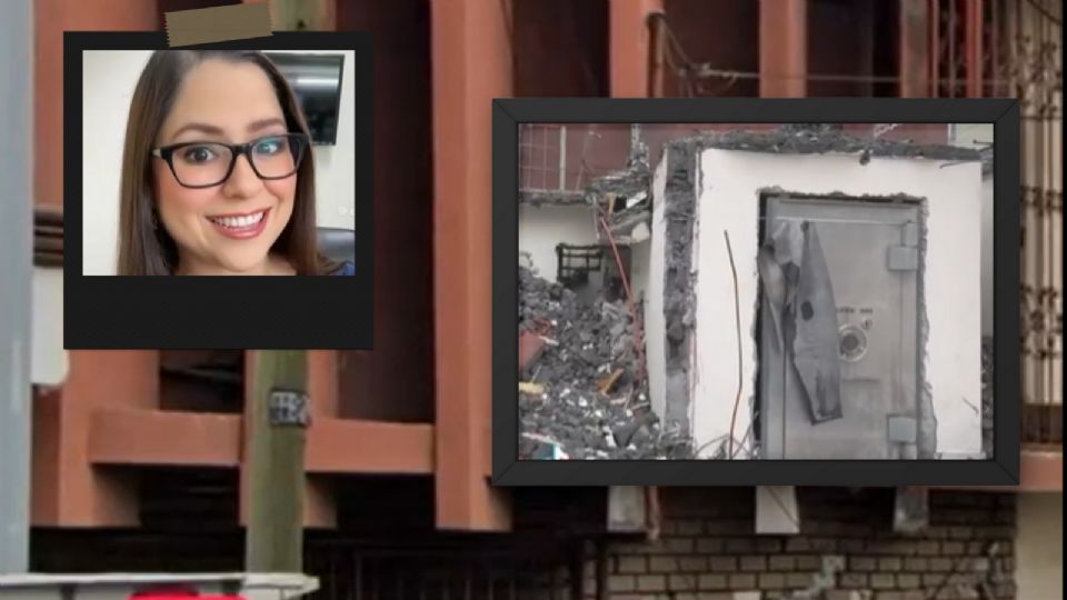 La joven ha documentado la demolición de la construcción y el hallazgo de la bóveda.