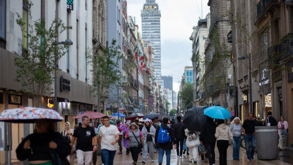 Se esperan lluvias fuertes en 11 alcaldías de la CDMX.