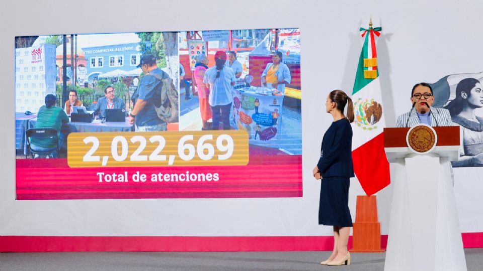 La estrategia de atención a las causas alcanza 2 millones de atenciones, dice titular de Segob, Rosa Icela Rodríguez.