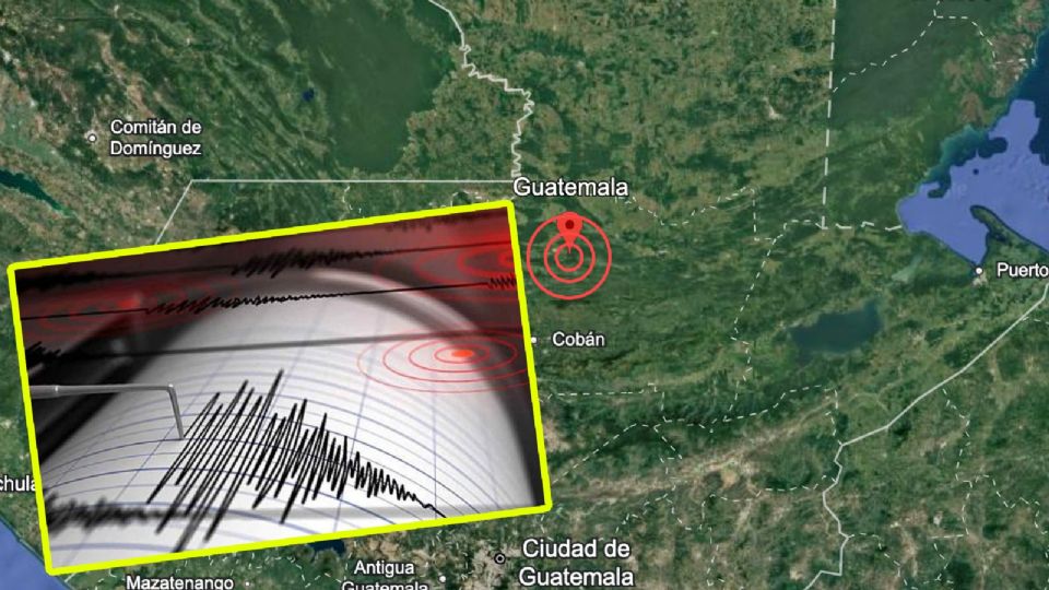 Dos fuertes temblores sacudieron Guatemala esta tarde.