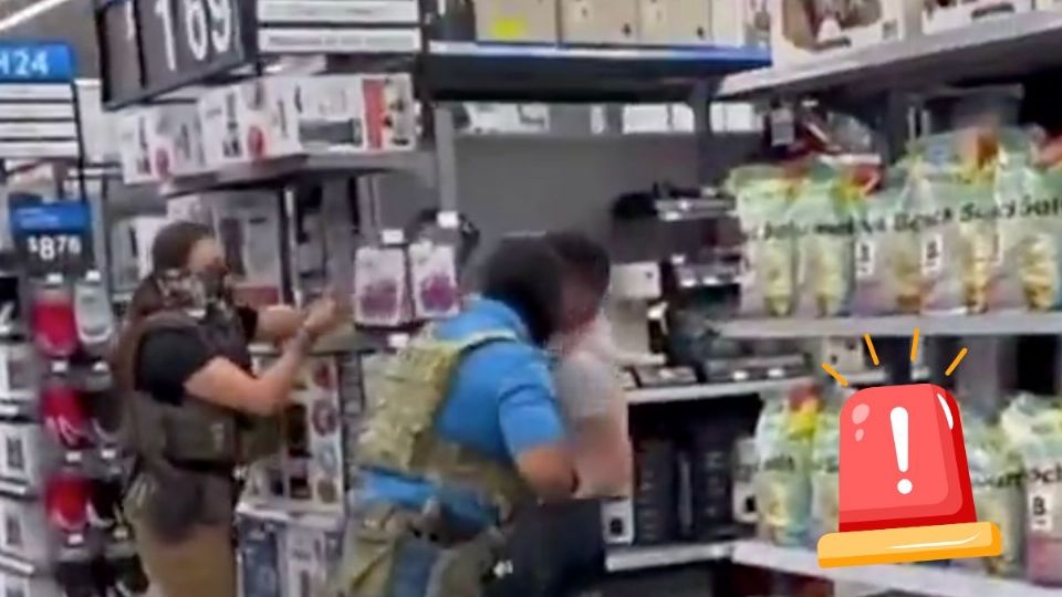 VIDEO | Migrante es sometido con taser por agentes de ICE en Walmart de Nuevo México