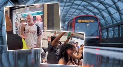VIDEO | Italiano ataca a mexicanos en el metro de Roma y ellos lo calman cantando 'Imagine'