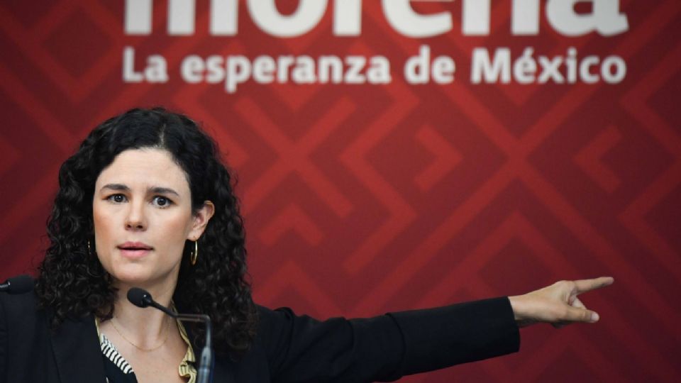 Luisa María Alcalde, dirigente nacional de Morena.