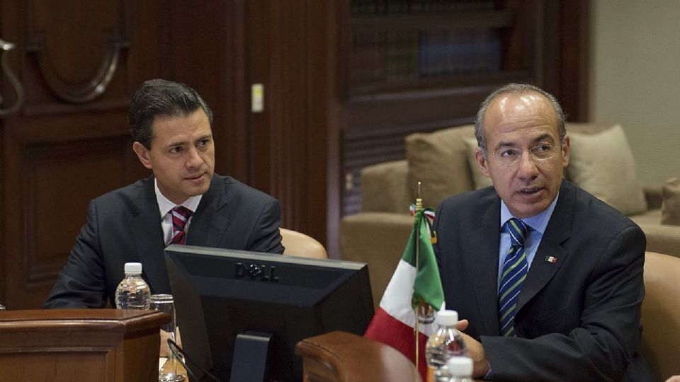 Felipe Calderón y Enrique Peña Nieto.