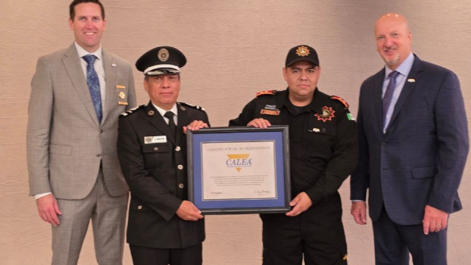Fuerza Civil recibió en Arkansas, Estados Unidos, el reconocimiento internacional 'TRI ARC'.
