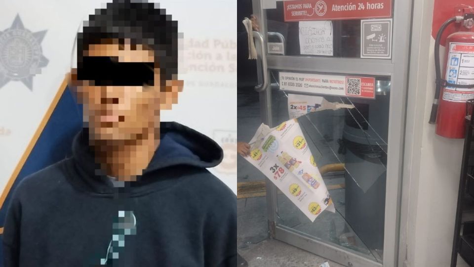 Policías municipales de Guadalupe detuvieron a un menor de 16 años tras un robo con arma blanca en la colonia La Condesa.