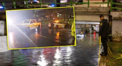 Inundaciones en CDMX hoy afectan vialidades; así luce Viaducto y Río Churubusco | VIDEOS