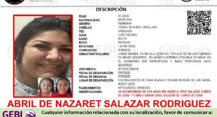 Mujer y sus dos hijas desaparecen en San Nicolás