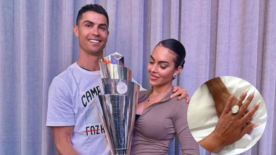 Fans de Cristiano Ronaldo llenan de MEMES las redes por anillo de compromiso de Georgina Rodríguez