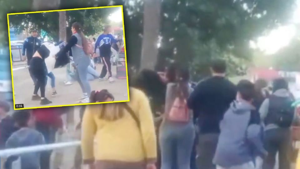 La situación obligó a un rápido despliegue policial para separar a las involucradas.