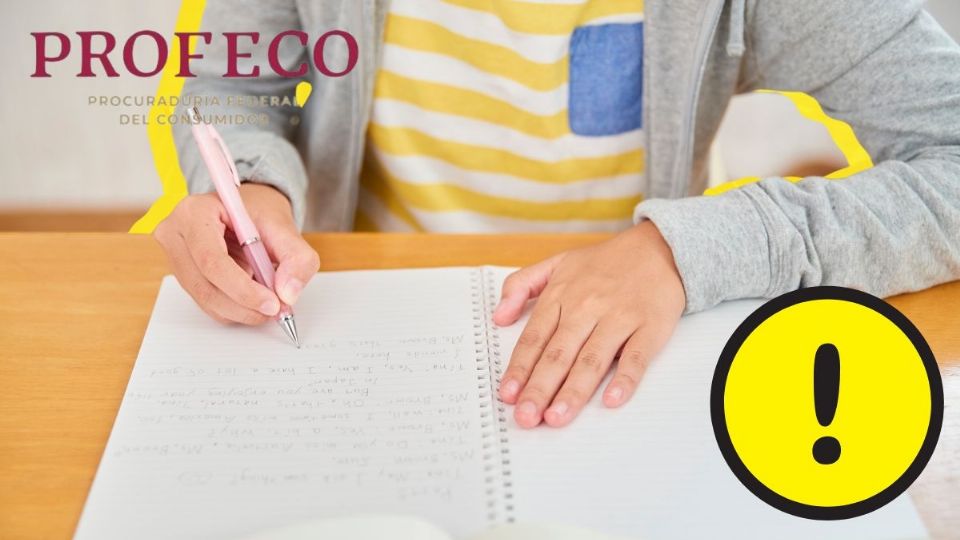 ¡Cuidado! En estas libretas se escurre la tinta según estudio de calidad de Profeco