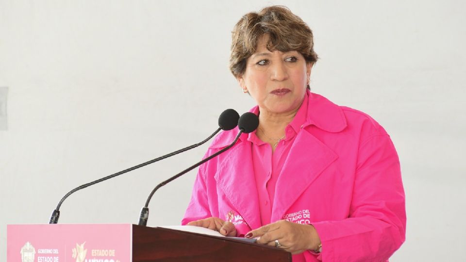 Delfina Gómez, gobernadora de Edomex.