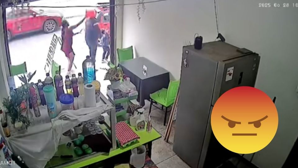 VIDEO | Mujer enfrenta a hombre que pateó a perrita: le da fuerte cubetazo en la cabeza
