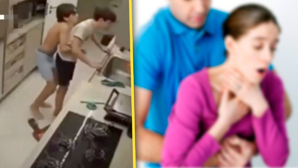 ¡Historia impactante! Adolescente salva a su primo de morir atragantado con maniobra de Heimlich.