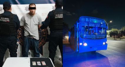 Cae hombre por asaltar a chofer de la Ruta 219 en Guadalupe