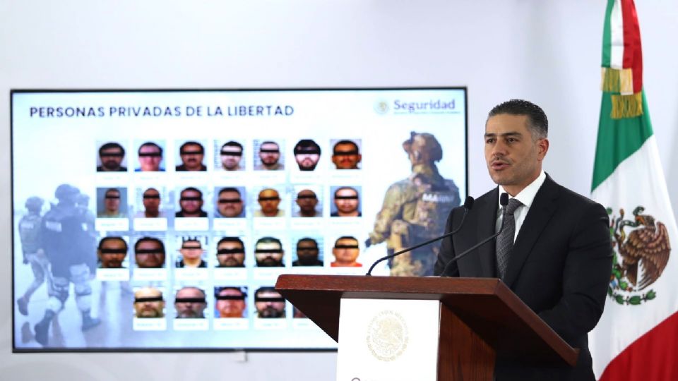 Harfuch, informó sobre el traslado de 26 criminales vinculados al crimen organizado a EU.