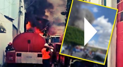 Se registra fuerte incendio en barrio Zapotla, alcaldía Iztacalco | VIDEO