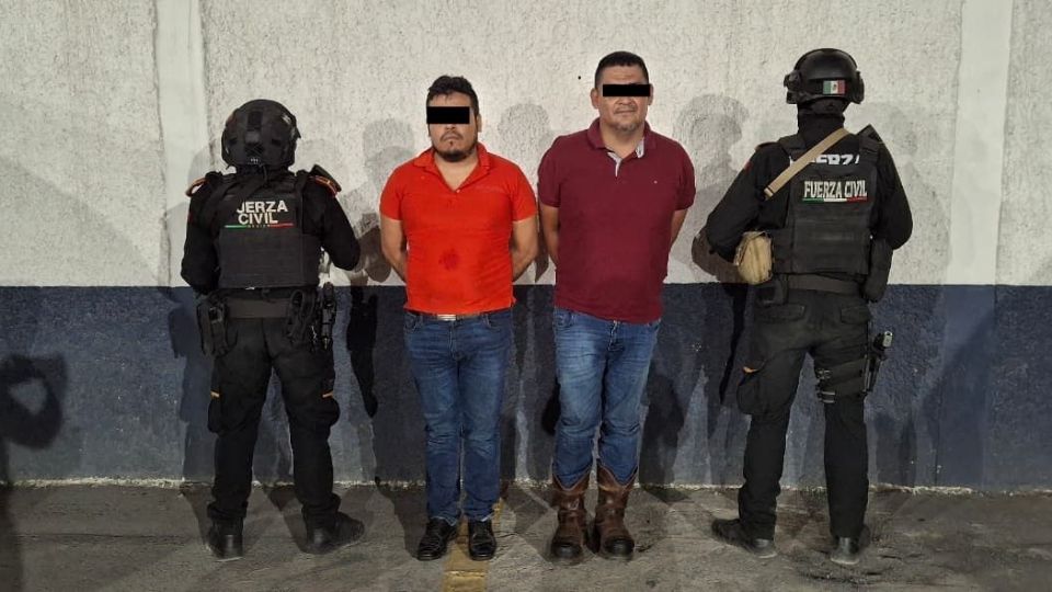 Los dos detenidos fueron puestos a disposición del Ministerio Público.