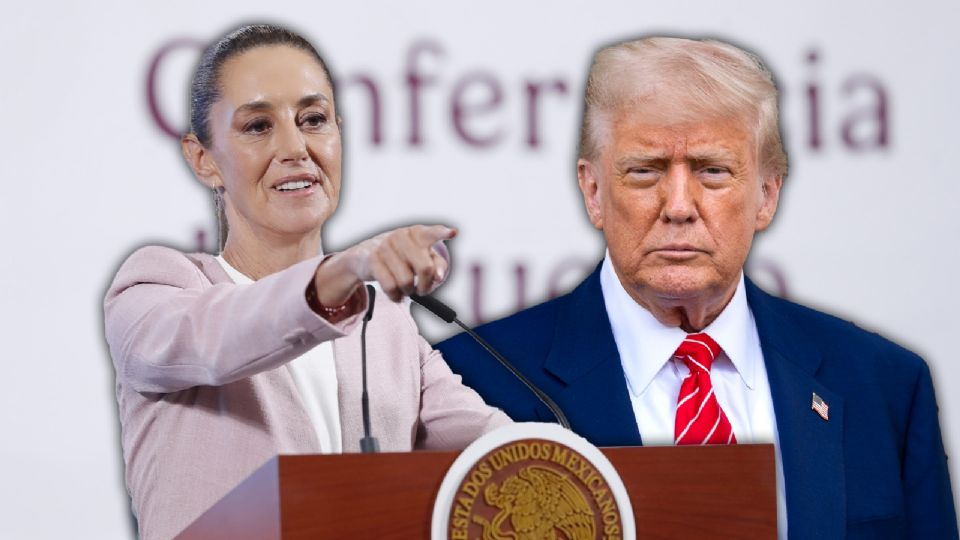 La presidenta de México, Claudia Sheinbaum, rechaza los dichos de Trump sobre los cárteles en México.