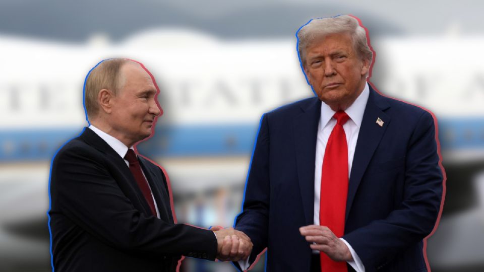 Reunión Donald Trump y Vladimir Putin.