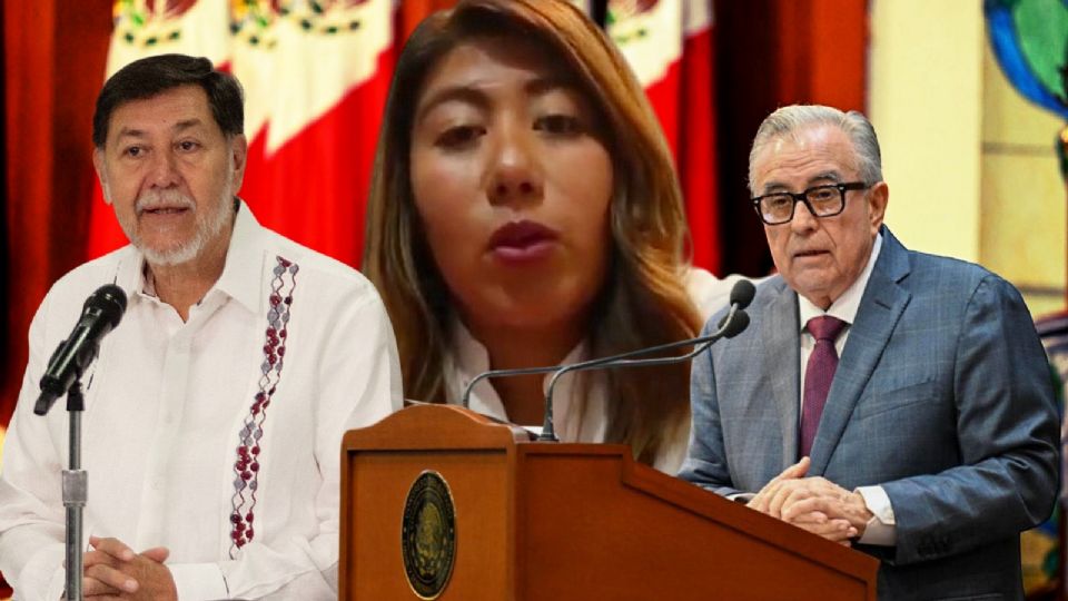Rubén Rocha Moya, Gerardo Fernández Noroña y Nataly Chávez García.