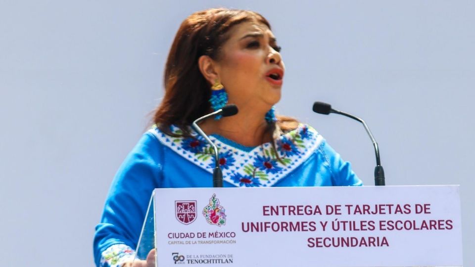 Clara Brugada, jefa de Gobierno.