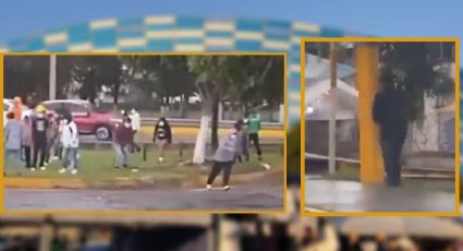 VIDEO | Captan momento exacto de balacera a las afueras del Estadio Cuauhtémoc