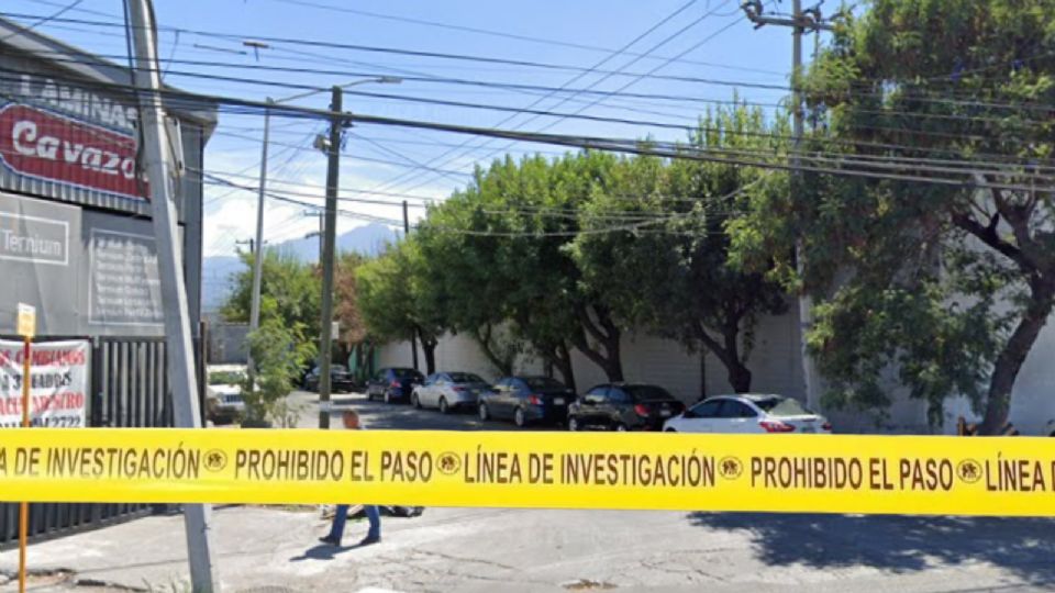 La zona fue acordonada por las autoridades investigadoras.