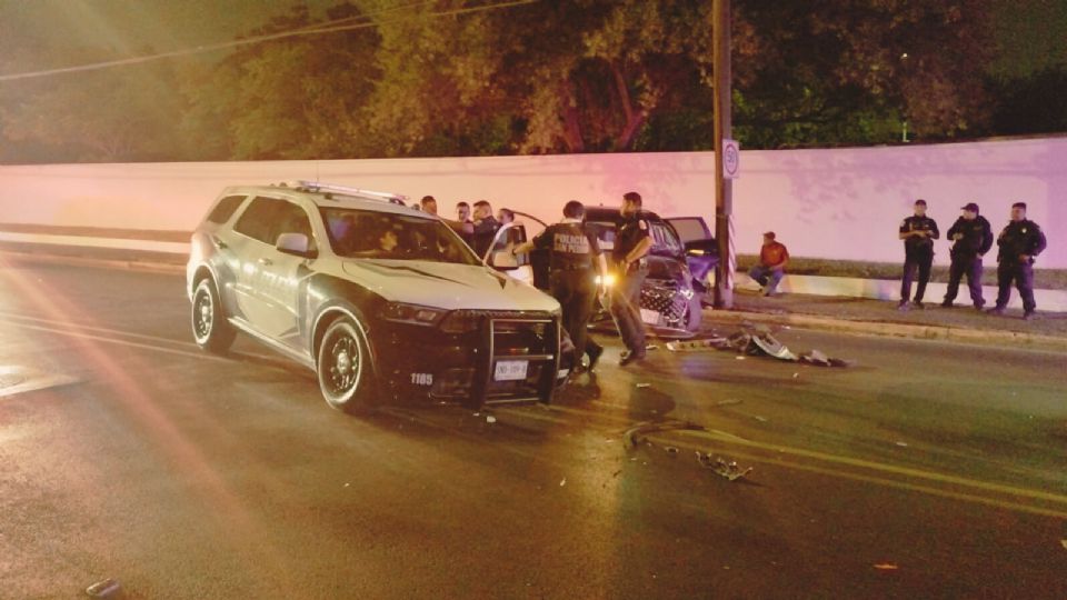 Mauricio “N” fue detenido tras una persecución que dejó a dos policías lesionados en San Pedro Garza García.