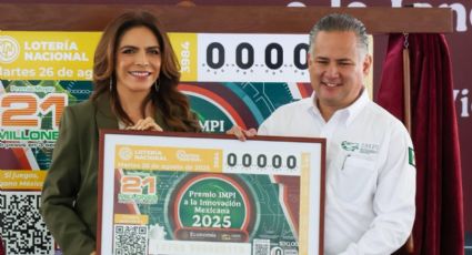 Premio IMPI a la Innovación Mexicana 2025 viaja por todo el país en billete de Lotería Nacional