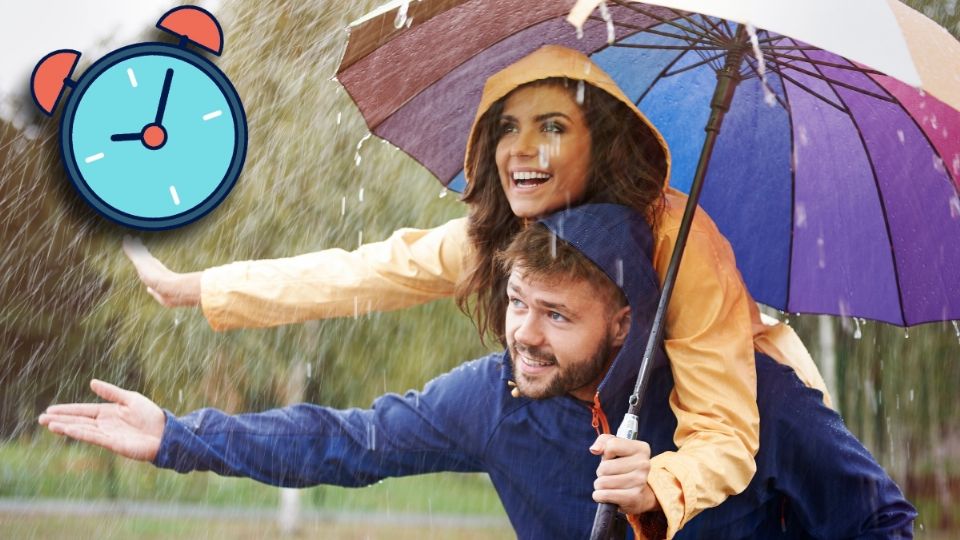 Saca paraguas e impermeable, pues este domingo 17 de agosto se esperan lluvias a estas horas en la CDMX.