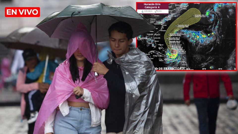 Huracán Erin en vivo: sube a categoría 4 y amenaza con lluvias y marejadas este 18 de agosto.