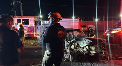 Accidente en Salinas Victoria deja tres lesionados, entre ellos dos menores