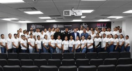 Monterrey suma 57 nuevos cadetes a la Academia de Policía