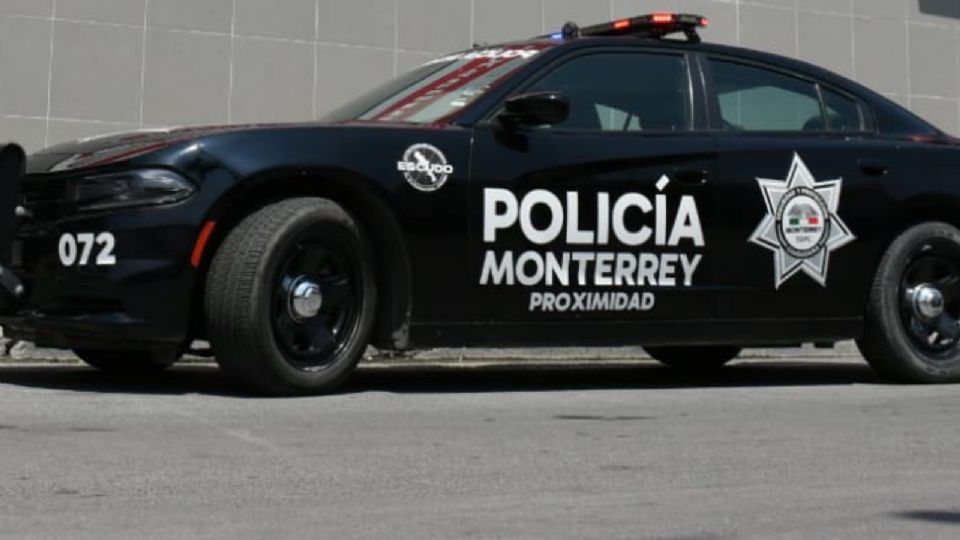 La zona fue acordonada por elementos de la Policía de Monterrey.