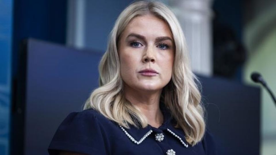 Karoline Leavitt, portavoz de la Casa Blanca.