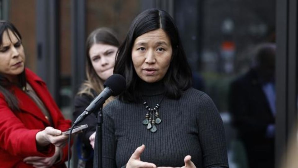 Michelle Wu, alcaldesa de Boston, EU.