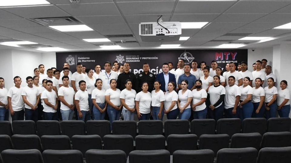 Los nuevos cadetes reforzarán las áreas de Proximidad, Guardia Auxiliar y Auxilio Vial en Monterrey.