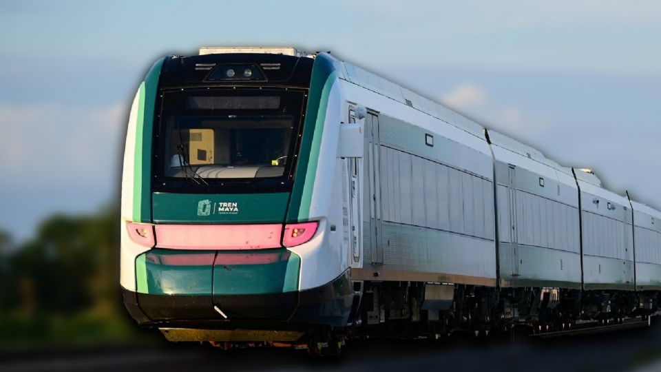 La unidad 304 del Tren Maya sufrió un “percance de vía” al ingresar a baja velocidad a los andenes de Izamal.