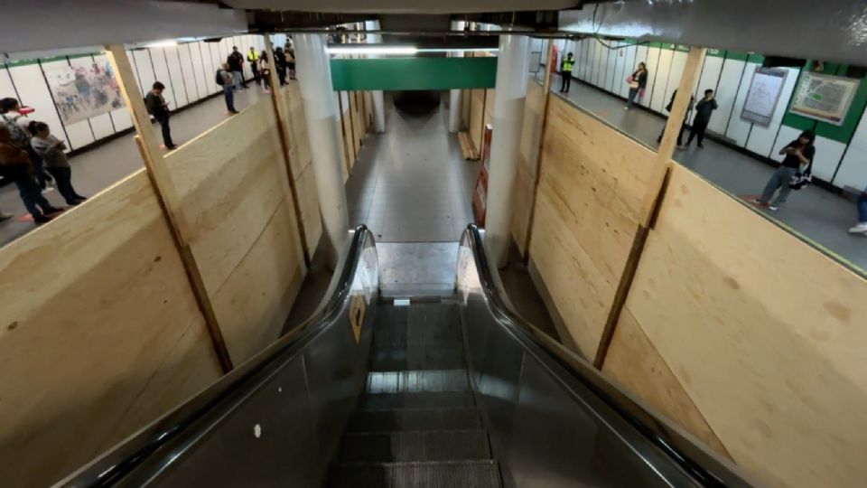 La medida se debe a que, en el andén central por el que se realiza el descenso de usuarios, se trabaja en la sustitución de dos escaleras electromecánicas.