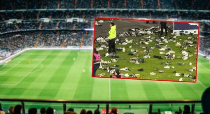 ¿Lluvia de zapatos? Así fue interrumpido Millonarios vs Unión Magdalena en Colombia