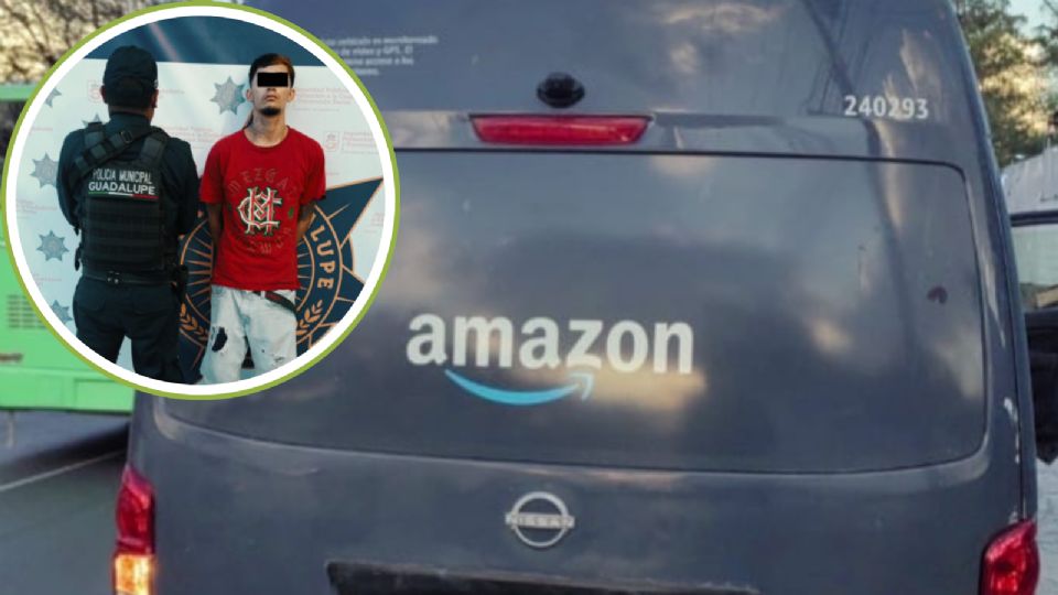 Policías de Guadalupe detuvieron a un joven señalado de participar en el intento de robo a un camión de paquetería de Amazon en la colonia Chapultepec.