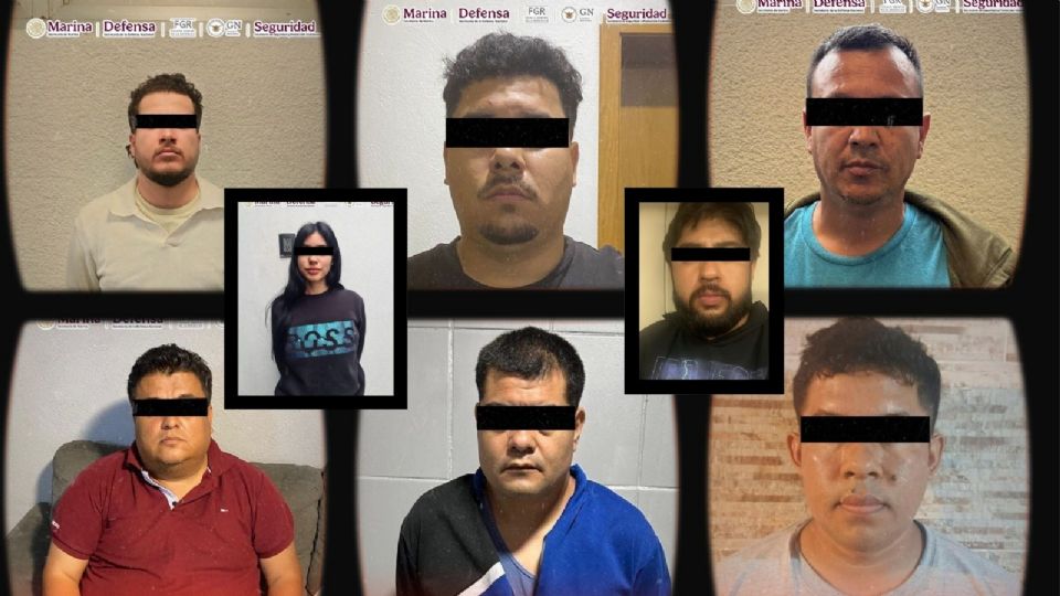 Las personas detenidas junto con los materiales asegurados quedaron a disposición del agente del Ministerio Público.