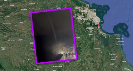VIDEOS | Tromba marina sorprende en Boca del Río, un espectacular fenómeno meteorológico