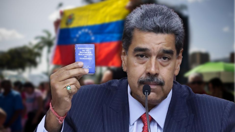 El presidente Nicolás Maduro durante su discurso en Caracas, donde declaró a Venezuela 'inexpugnable' y advirtió a las potencias extranjeras.