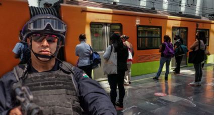 VIDEO | ¡A golpes y escobazos! Vagoneros atacan a un policía en el Metro CDMX y se dan a la fuga